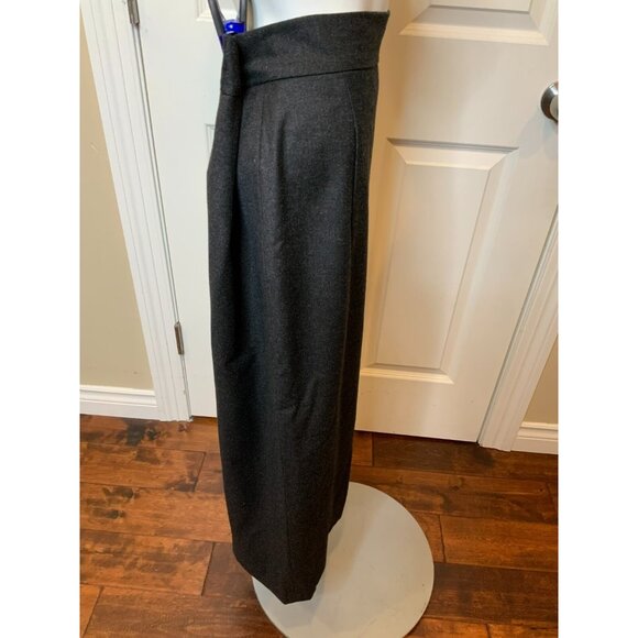 Moschino Couture Gray Wool Midi Pencil Skirt, Size 12 (US), 46 (IT) - Picture 3 of 7